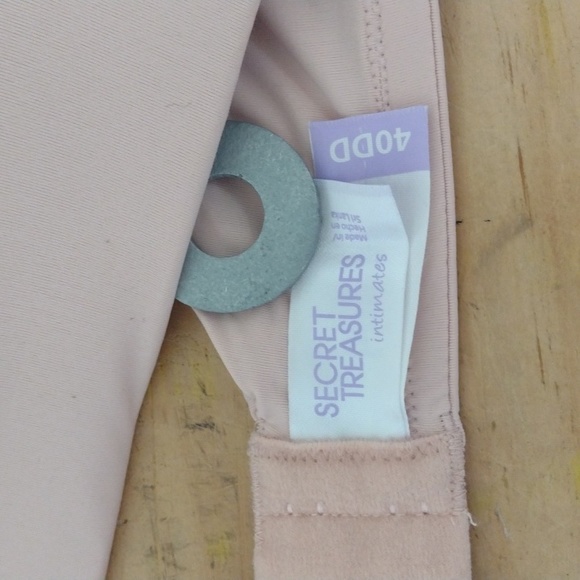 Secret Treasures Pink Wire Free Full Coverage Bra Size 40DD - Picture 4 of 9